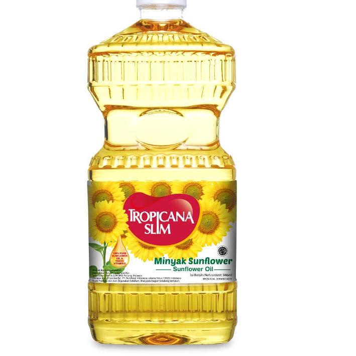 

10.10 Brand Tropicana Slim Minyak Sunflower 946ml - Minyak Baik 100% Pure Sunflower Oil grosir