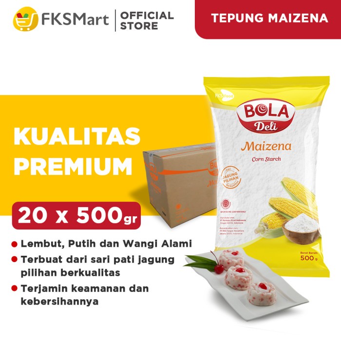 

Tepung Bola Deli Tepung Maizena 500 Gr Karton