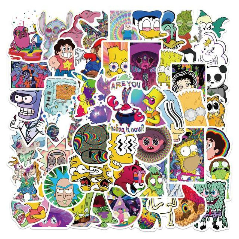 

Stiker Horor Pack Style 260244- Stiker Aesthetic Keren Imut Laptop, Aksesoris Hp, Anti Air, Motif, Helm, Tumbler, Koper, Kulkas