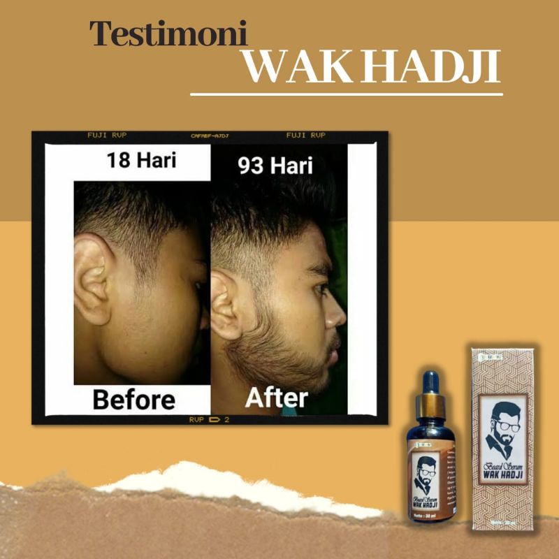 Beard Serum WAK HADJI Penumbuh Brewok Jambang Kumis Jenggot Cepat Ampuh Tanpa Efek Samping Tercepat Havana Havanha