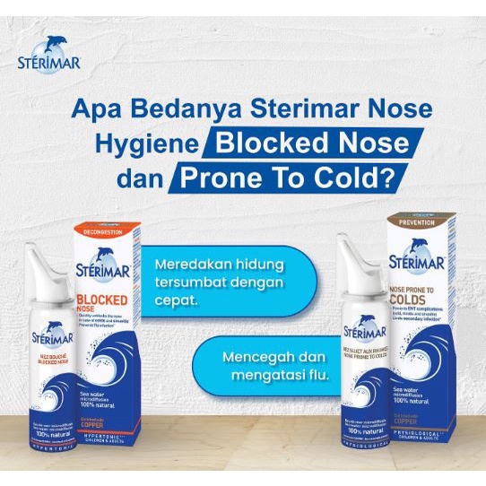 STERIMAR Nose Prone To Colds untuk Bayi 6m Sampai Dewasa Cuci Hidung