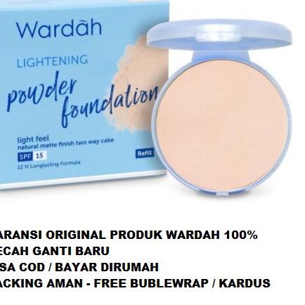 ➡w6 Terlaris✥ [ PROMO ] bedak wardah lightening two way cake light feel fel padat powder foundation 