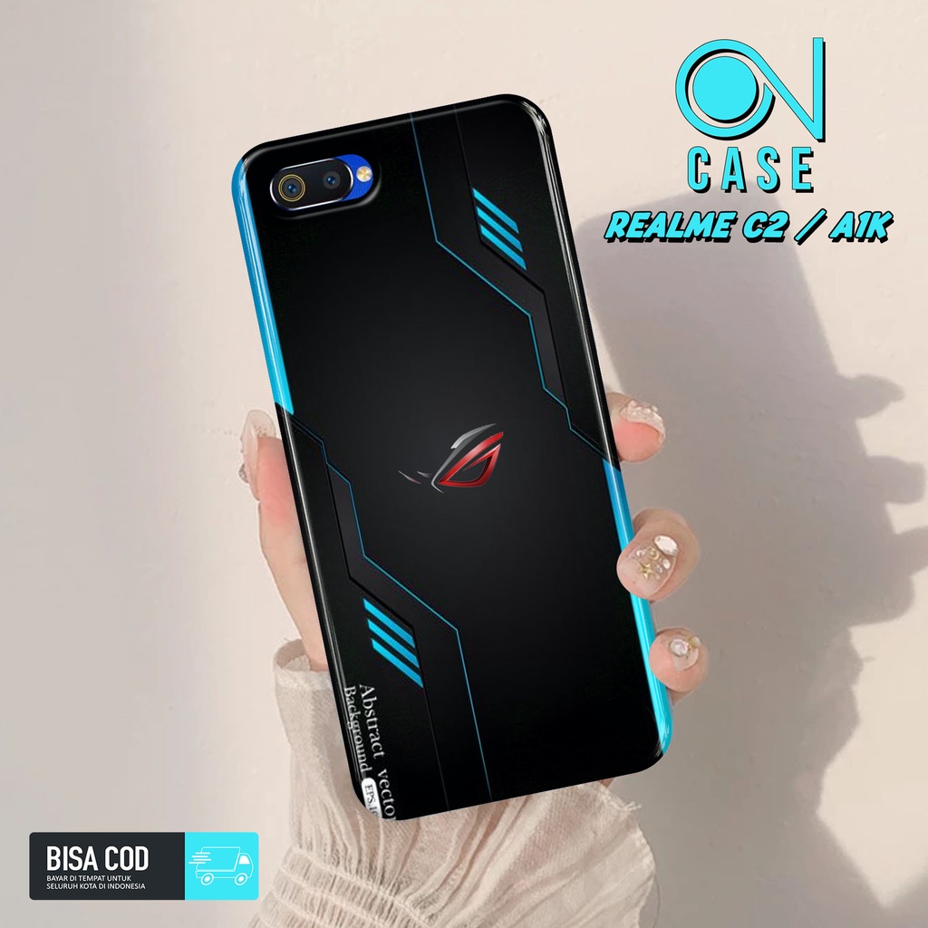 On Case - Case Hp Realme C2 / A1K Terbaru - [ 3DAM01 ] Case Fashion Asus rog Casing Hp Softcase Prem