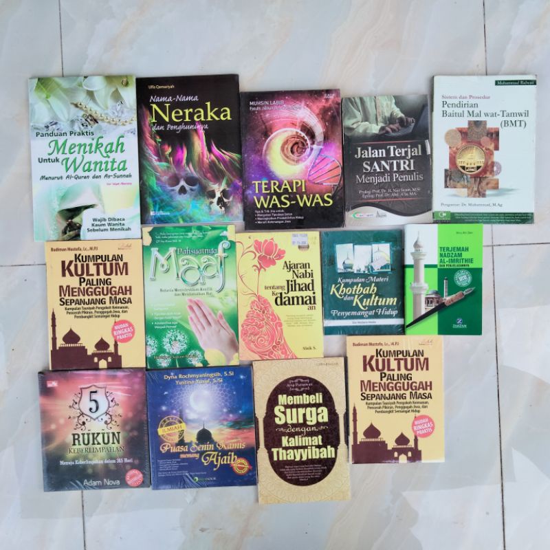 OBRAL BUKU AGAMA | TERJEMAHAN NADZAM | KUMPULAN KULTUM | CUCI GUDANG | ORIGINAL