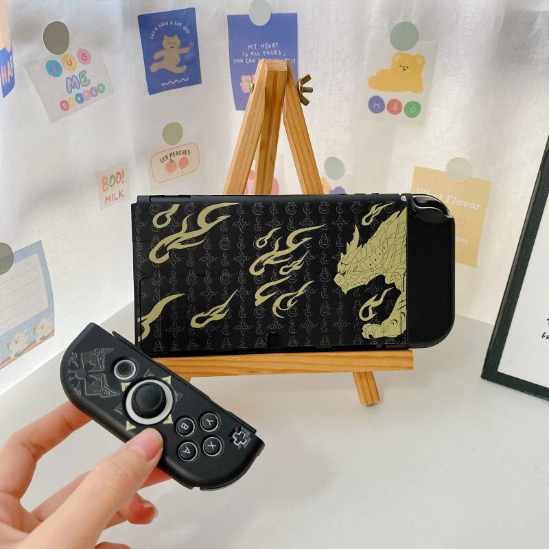 Case Nintendo Switch OLED v2 v1 Casing Monster Hunter Softcase Soft