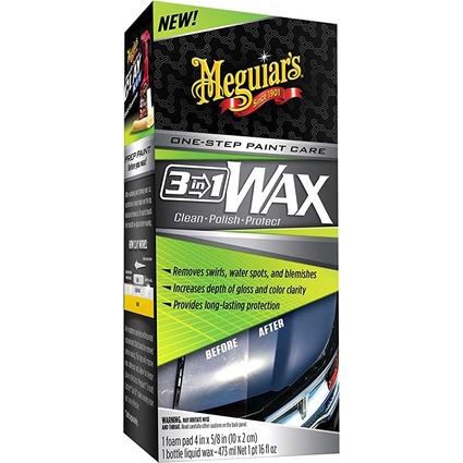 Meguairs wax liquid 3 in 1 Clean Polish Protect Repack - Paint Colour