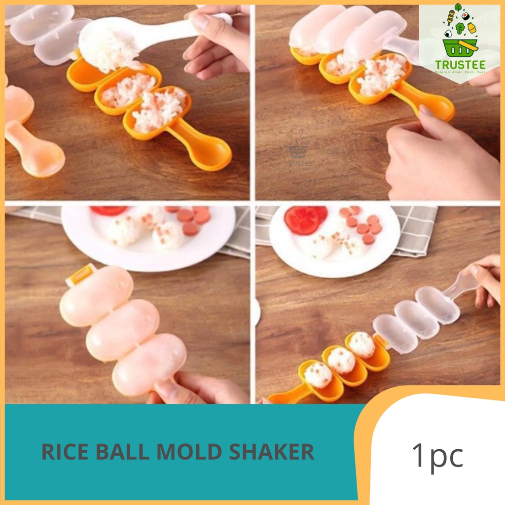 Rice Ball Mold Shaker - Cetakan Nasi Bola