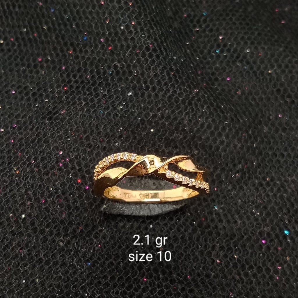 Cincin emas 17K - 2.1 gr kadar 750 - 3747