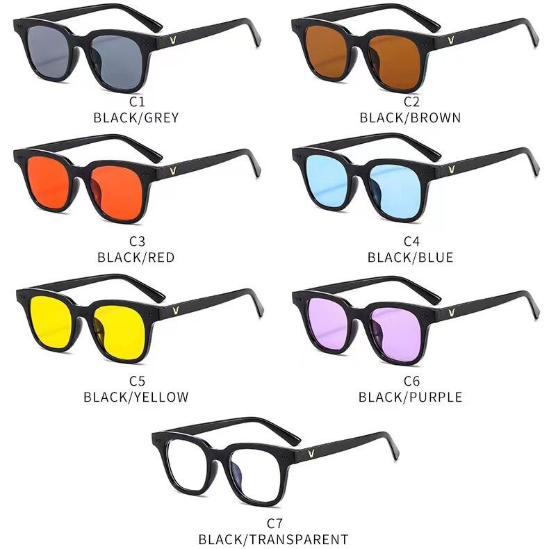 Kacamata Terbaru Pria Wanita Kotak Style Kacamata Fashion Murah/Kacamata Sunglasses Import Wanita Kacamata Fashion Suga