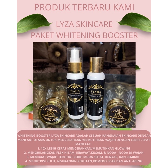 TERBARU PAKET WHITENING BOOSTER LYZA SKINCARE
