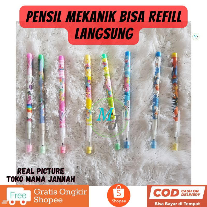 

Pensil Mekanik Bisa Refill Anak Lucu