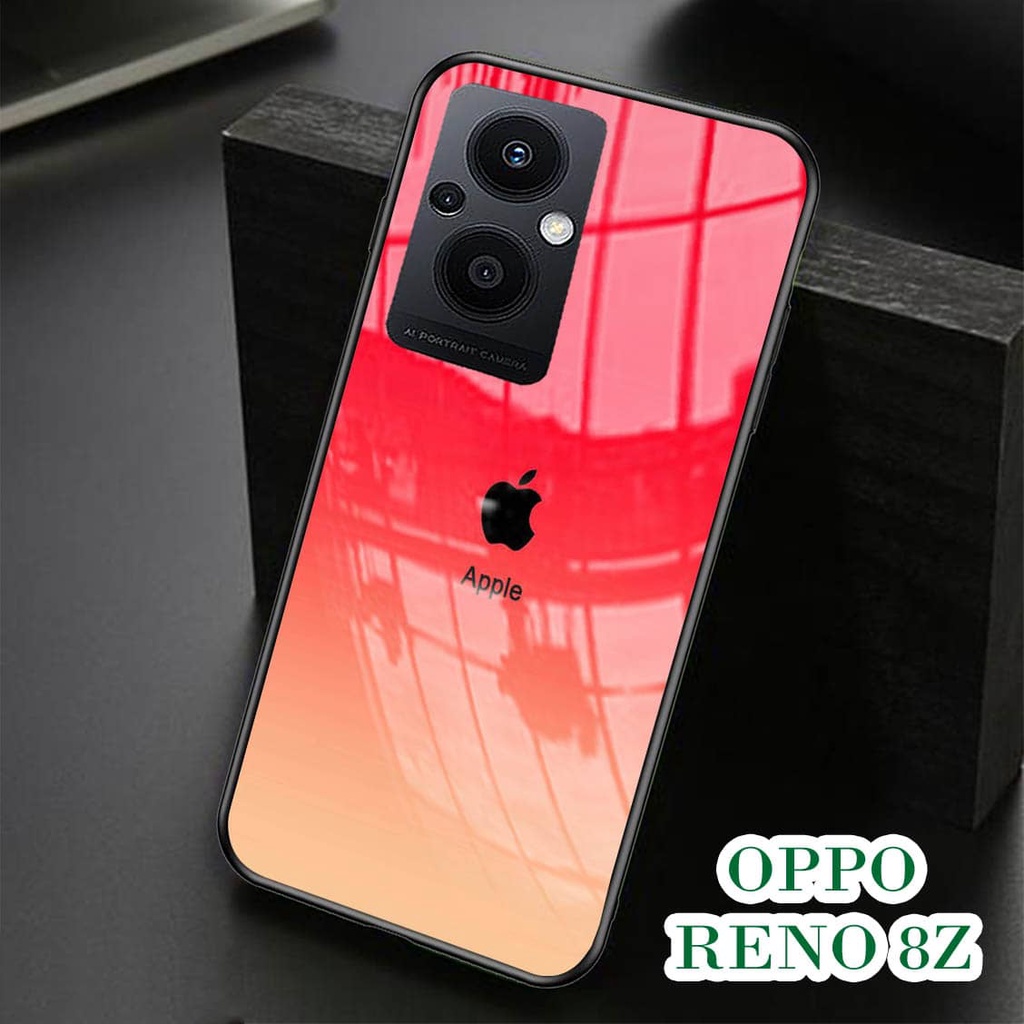 Softcase Kaca Oppo Reno 8z - Case Handphone OPPO Reno 8z [T40].