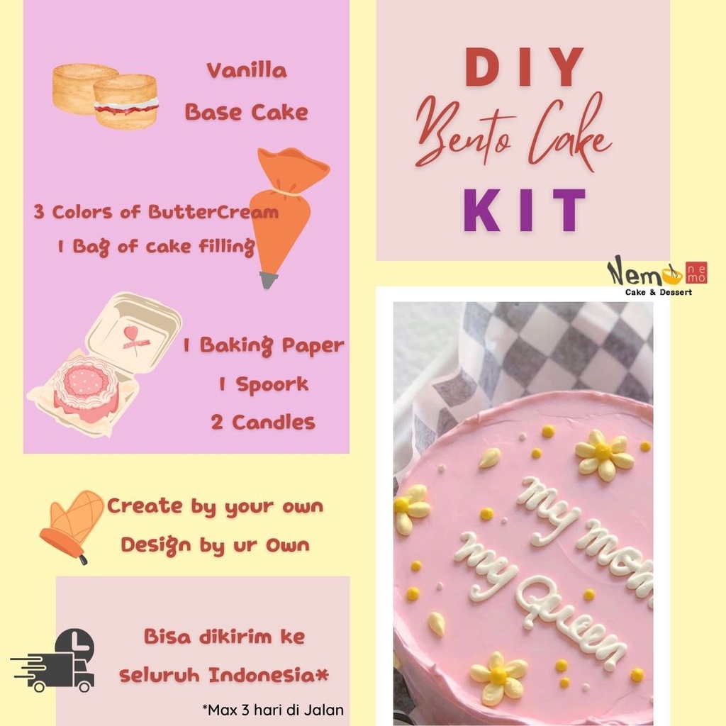 

DIY KOREAN BENTO CAKE /DIY BENTO CAKE KIT /KOREAN CAKE TERLARIS