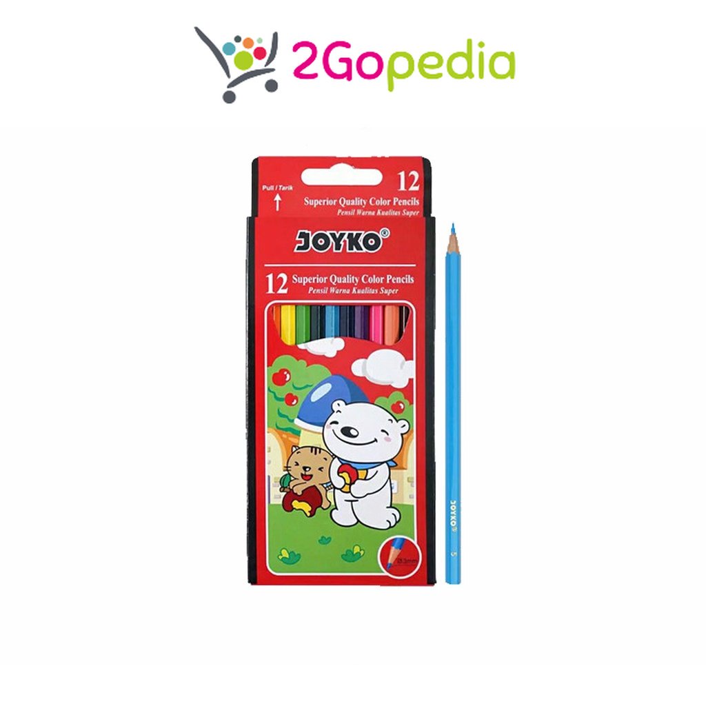 

Pensil Warna CP-12PB Color Pencils 12 Warna Joyko Grosir Murah Atk