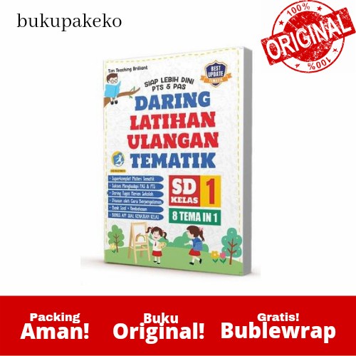 

✨COD✨ BUKU SOAL DARING LATIHAN ULANGAN TEMATIK SD KELAS 1