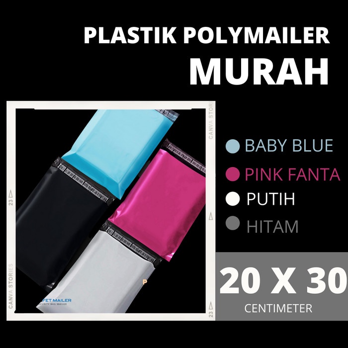 

Bergaransi Amplop Plastik Polymailer Polimailer Packing Ekonomis Per Pack 20X30 Limited