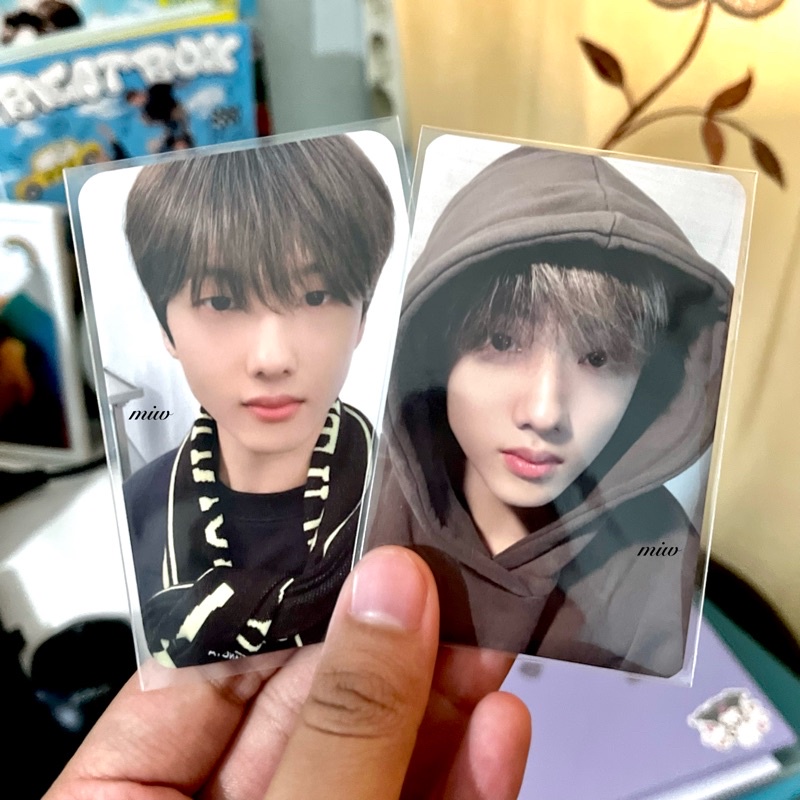 Photocard Jisung Kihno Reload + Emblem badge SMCU set
