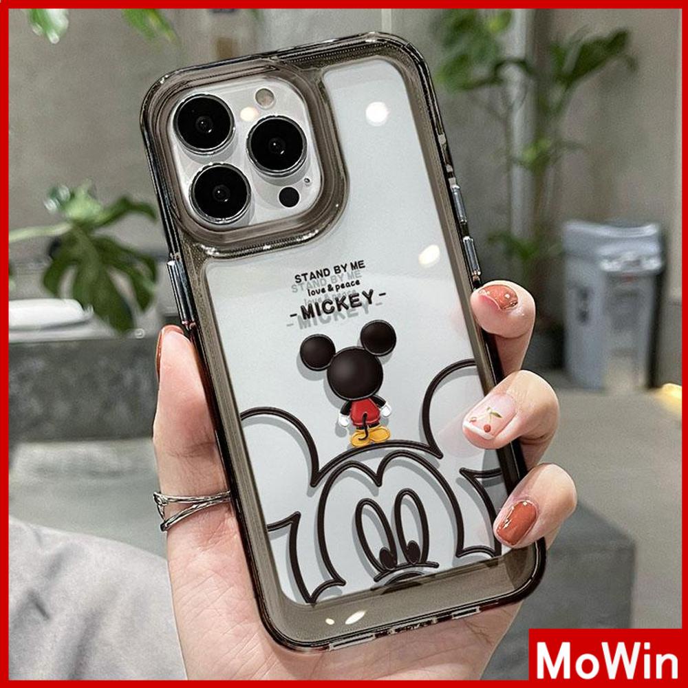 For iPhone 14 Pro Max iPhone Case HD Clear Acrylic High Quality Hard Case Metal Button Protection Camera Cute Cartoon Compatible For iPhone 13 Pro max 12 Pro Max 11 xr 7plus 6splus