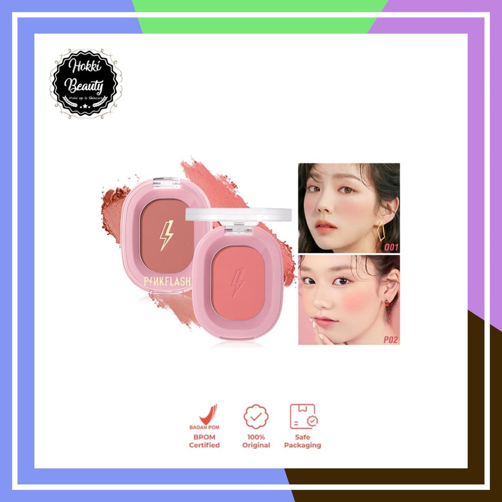 PINKFLASH (F01) OhMyHoney Blush Soft Powder Naturally Pigmented 11 Colors