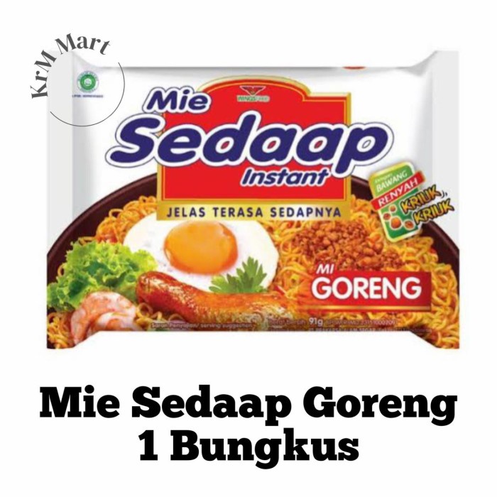 

NEW Mie Sedap Goreng 1 bungkus pcs Sedaap