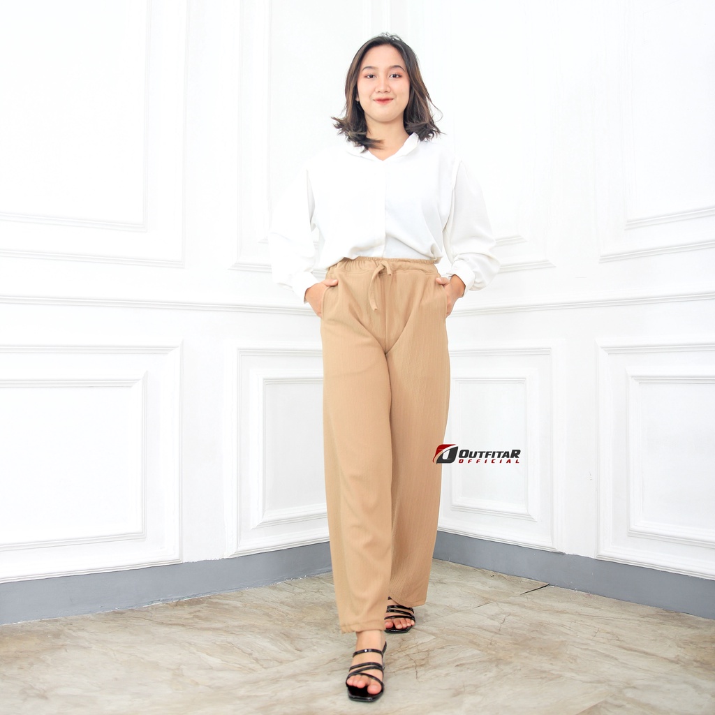 Celana Kulot Wanita Highwaist Kulot Premium Momoto Pants