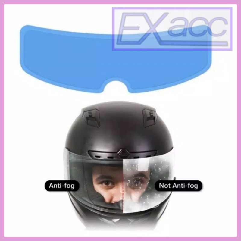 Kaca Film Helm Anti Fog Cembung / Plastik Film Kaca Helm Anti Air & Anti Embun