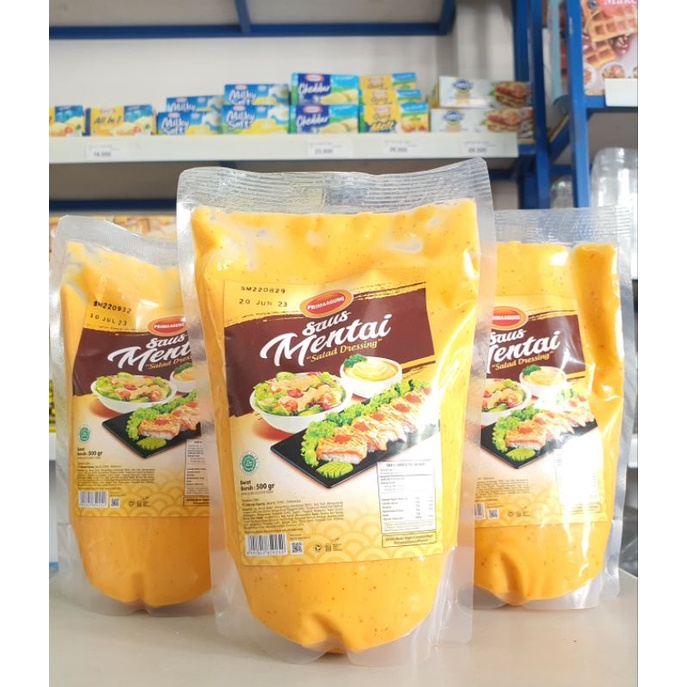 

Prima Saus Mentai 500Gr / Mentai Sauce 500Gr / Saus Dressing Mentai 500Gr