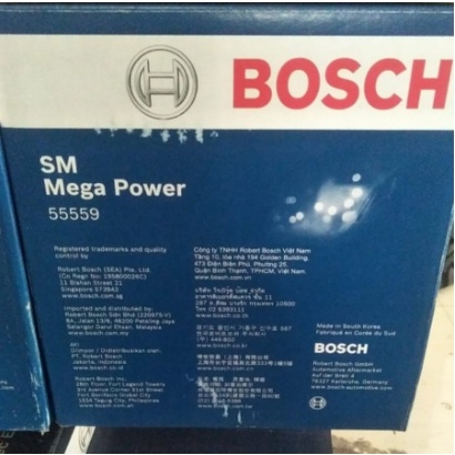 Aki mobil BMW 318 323 BOSCH 55559 Aki Kering