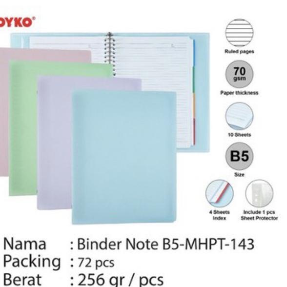 

Diskon Ngetrends Map Binder Note A5 B5 Warna Pastel A5 / B5-MHPT-143
