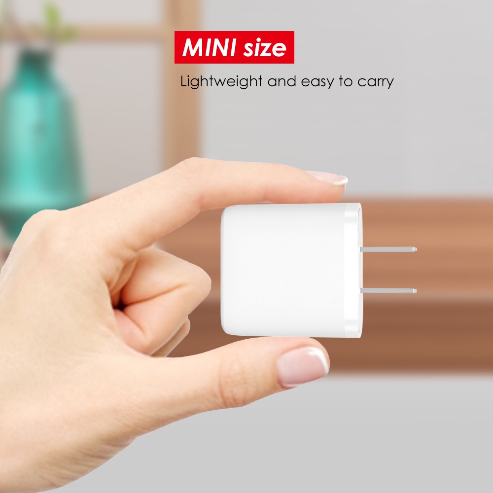 Pd Kepala charger mini 20w quick charging Plug Euusuk Untuk Handphone