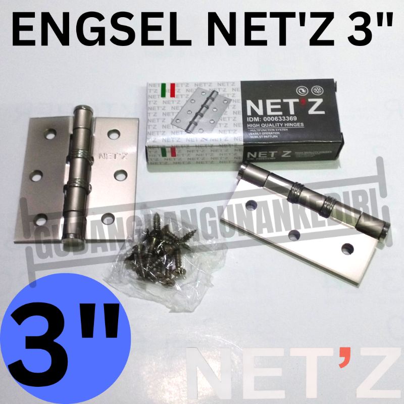 [PROMO] engsel netz tebal 3 inch 3inch 3&quot; KOFUKU GRT ARNIETTA