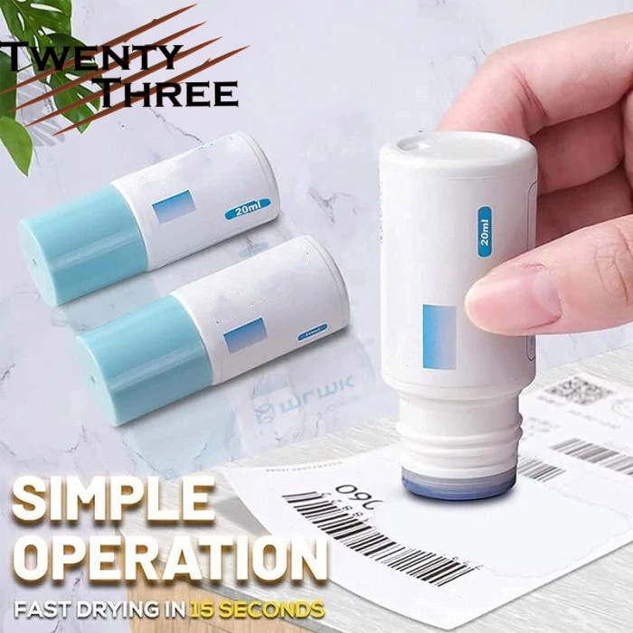 

Sale!!! Stamp Roller Stempel Resi Penghapus Data Label Alamat Printer Thermal Hemat