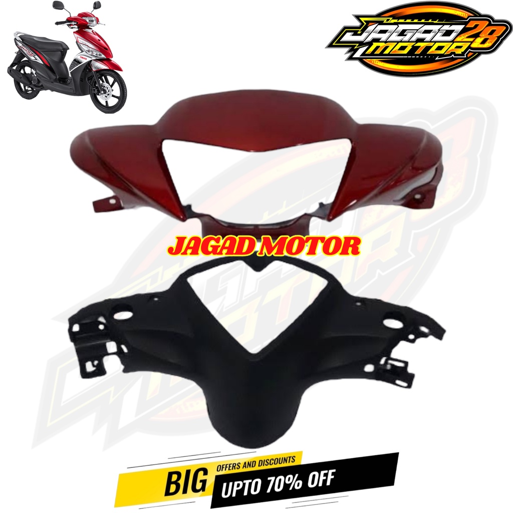 Batok Depan Belakang Yamaha Mio J Merah / Kepala Depan Belakang Yamaha Mio J Merah / Batok Kepala Depan Belakang Yamaha Mio J Merah / Batok Lampu Depan Belakang Yamaha Mio J Merah