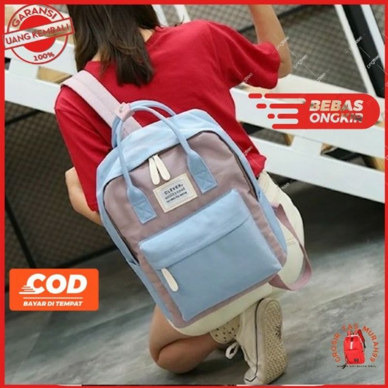 TAS RANSEL BACKPACK IMPORT ANAK SEKOLAH WANITA DAN PRIA DEWASA KOREAN STYLE TERBARU VIRAL 2021 KEKIN