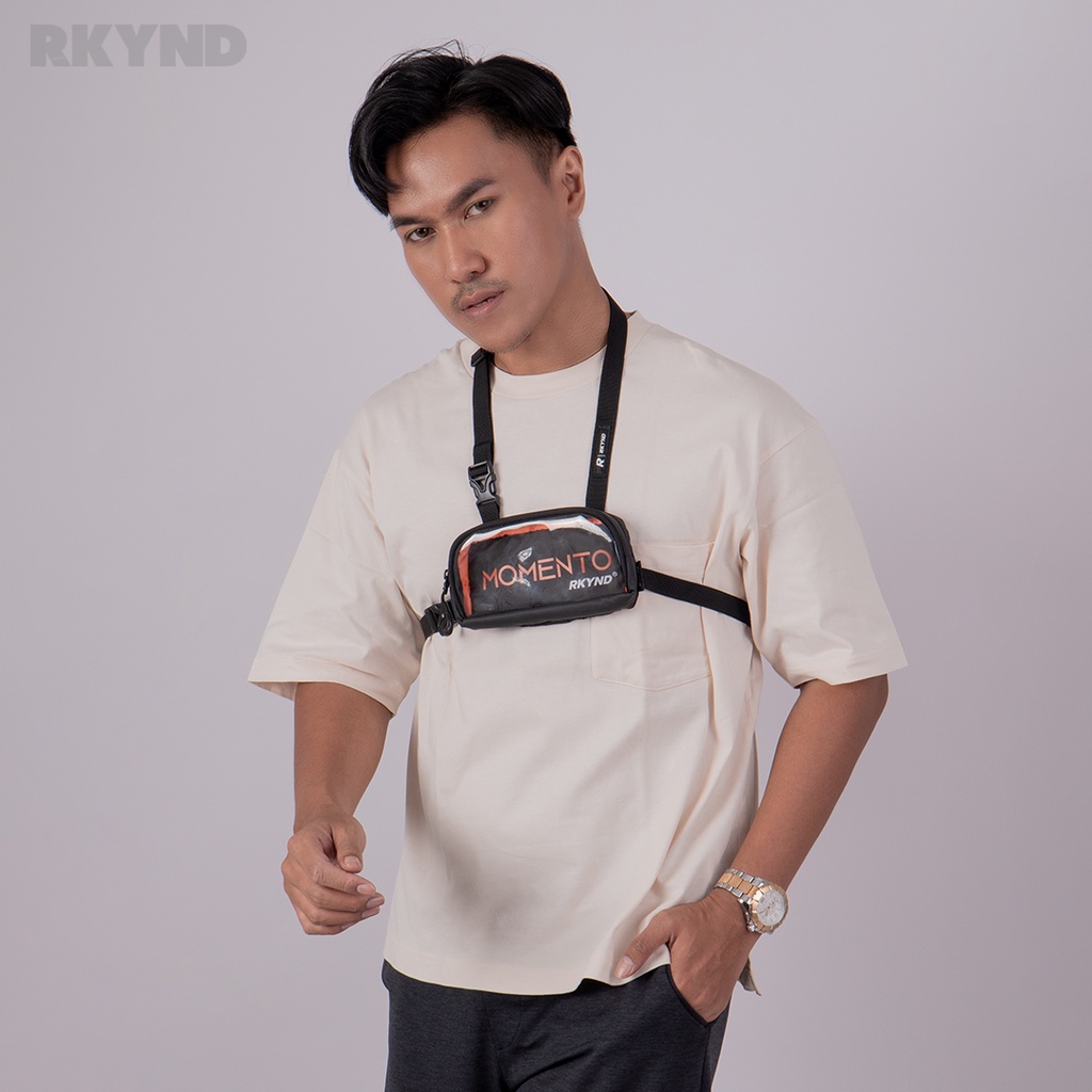 Tactical Hipbag 002 RKYND -  AXEGAR Tas selempang Tactical hip bag hitam anti air