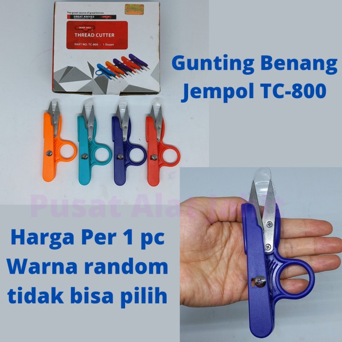 

Terbatas Gunting Cekris Jempol Alat Pemotong Potong Benang Cutter Thread Tc-800 Bagus