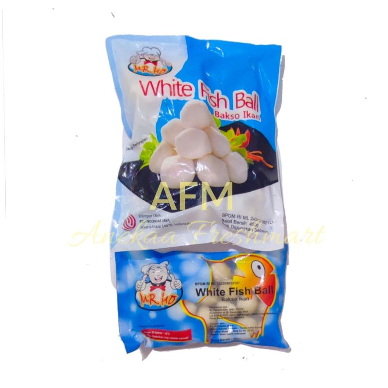 

MR HO WHITE FISH BALL 200GR/450GR BAKSO IKAN BASO IKAN FISH BALL