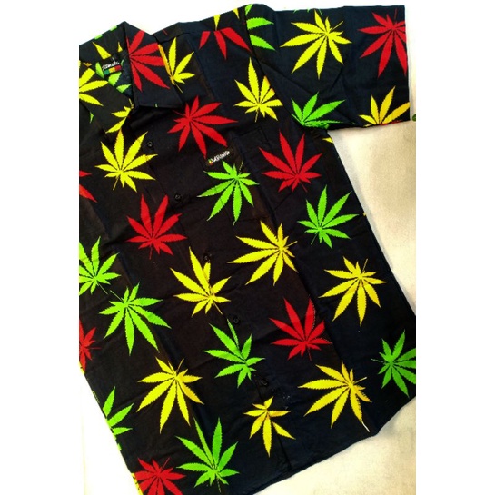 kemeja rasta daun ganja 420