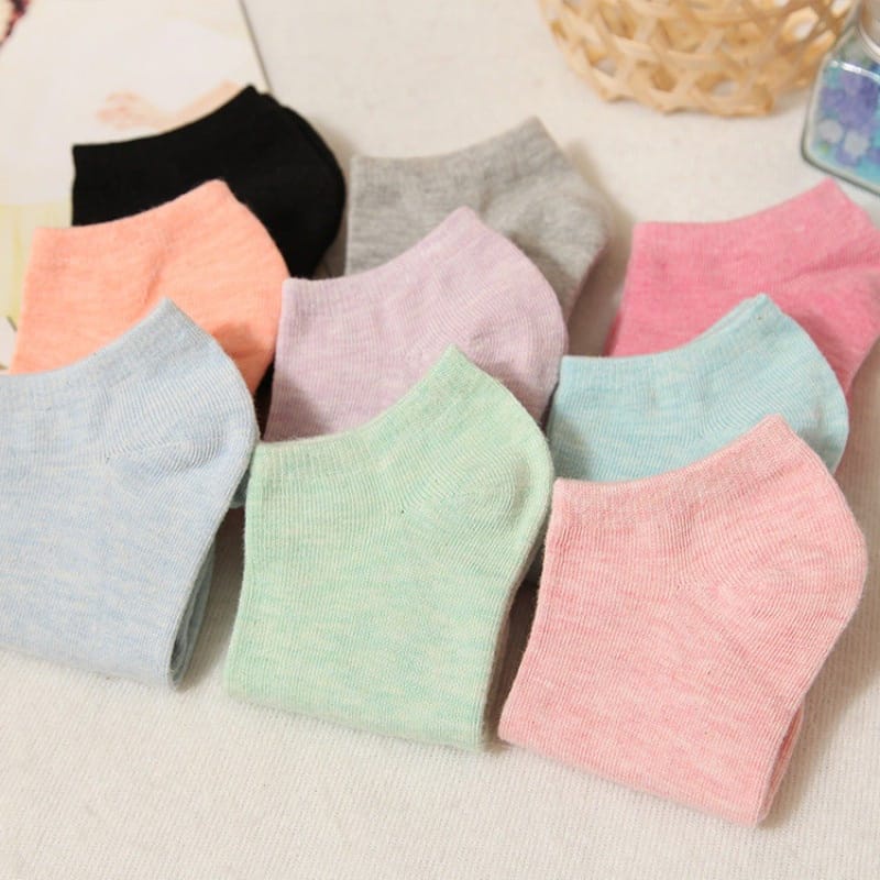 Kaos Kaki Polos Semata Kaki / Kaos Kaki Ankle Cute / Socks Short / Kaus Kaki Pendek Polyester