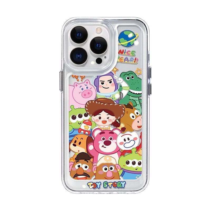 Soft Case Silikon TPU Motif Kartun Lucu Untuk IPhone 14 13 12 Pro 11 Pro X XR XS Max 6 6S 7 8 Plus