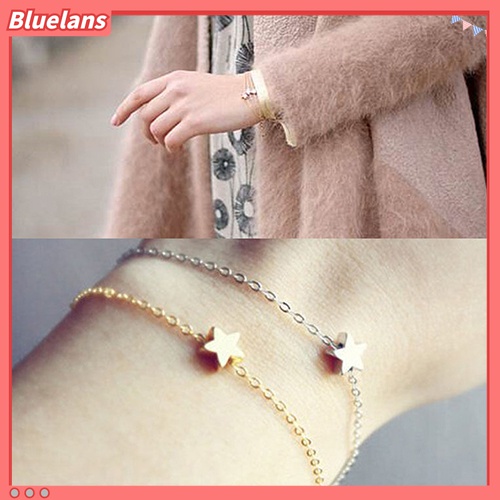 Perhiasan Gelang Rantai Lapis Emas Perak Untuk Hadiah Wanita