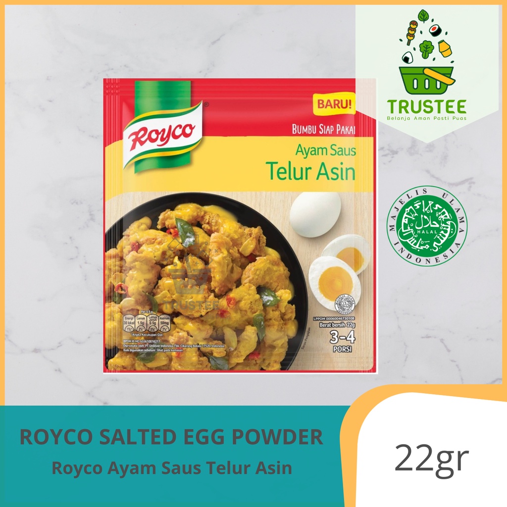 ROYCO Bubuk Ayam Saus Telur Asin Salted Egg Chicken Powder 22 gram HALAL