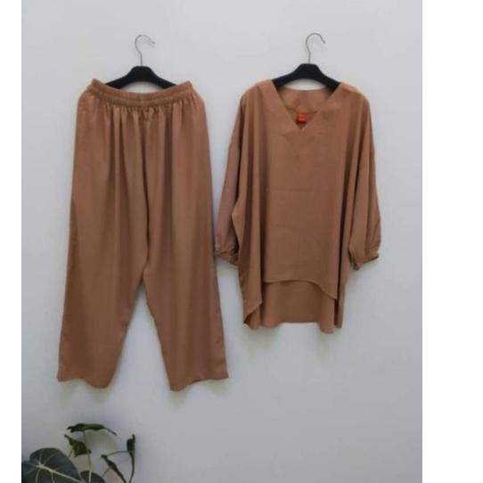 Harga Termuraah Setelan mama rosa jumbo /  setelan jumbo ld 140 / baju setelan wanita kekinian / one
