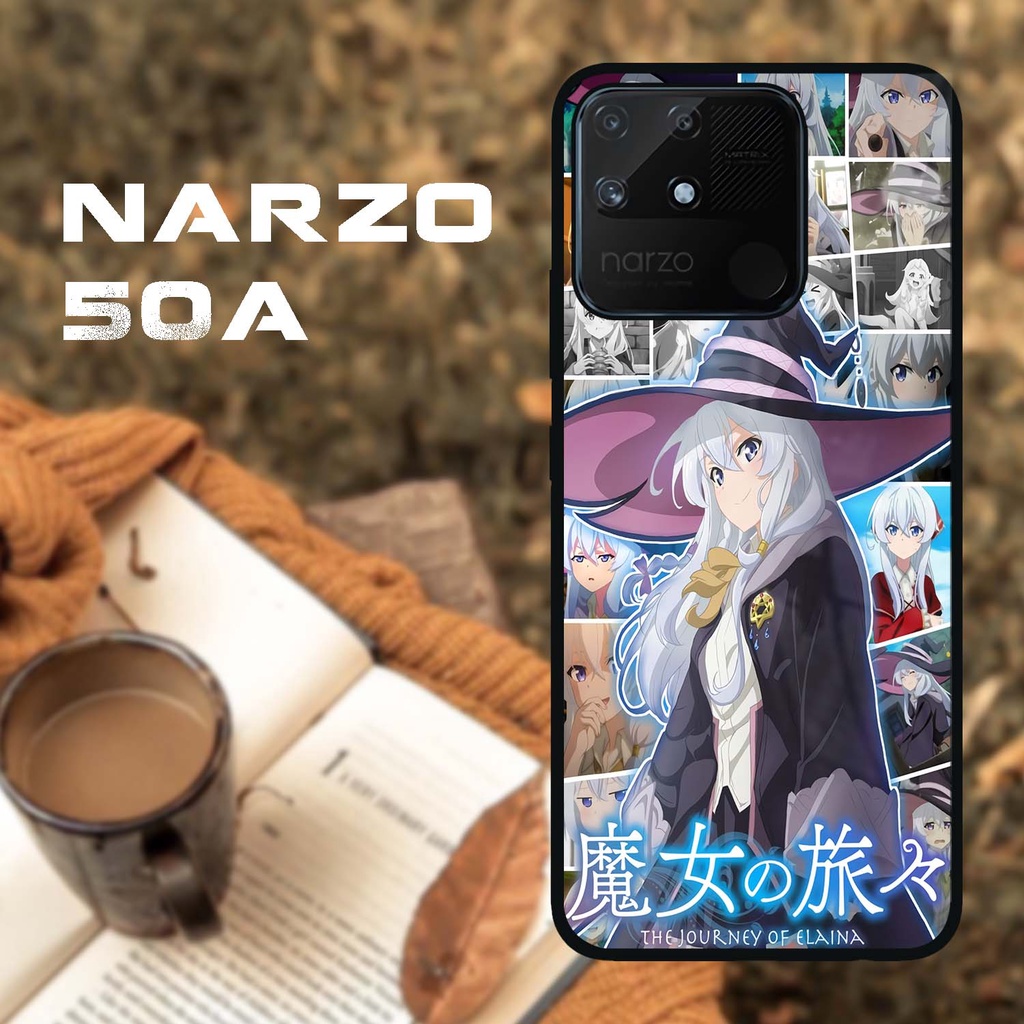 Case Kilau Realme Narzo 50a | Narzo 50A| Casing Hp Realme | Pelindung Smartphone | Motif Elaina