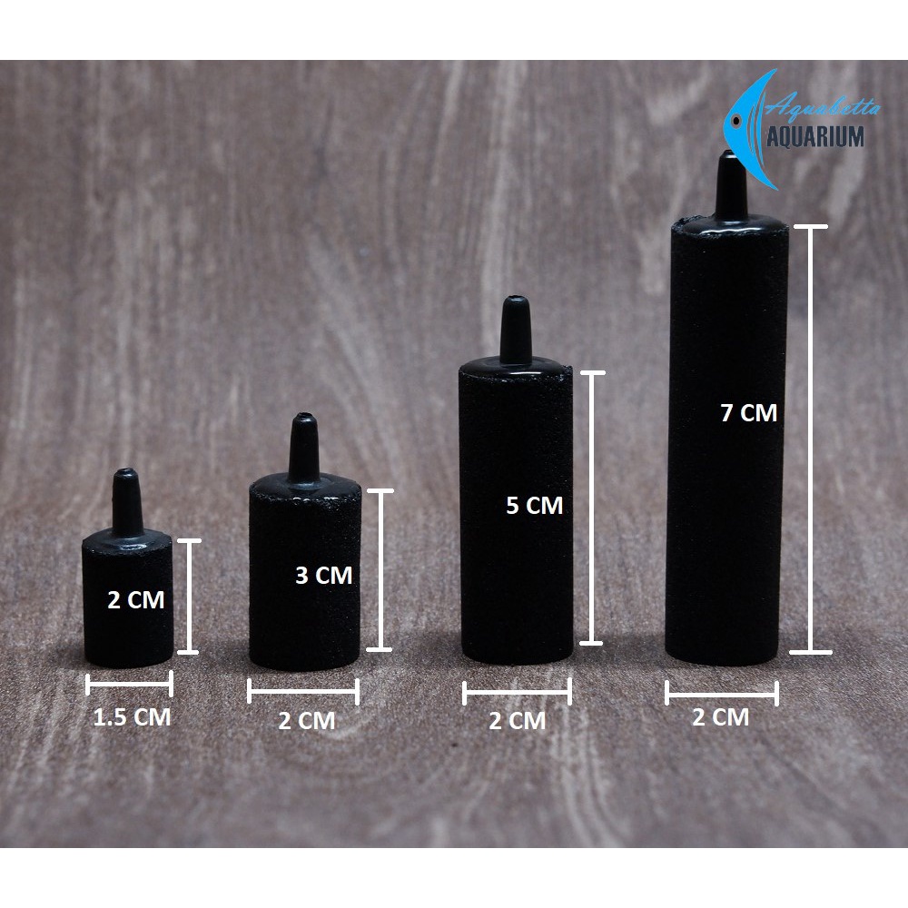 Batu Aerator Aquarium Airstone Batu Aerasi Panjang L2 L3 L5 L7