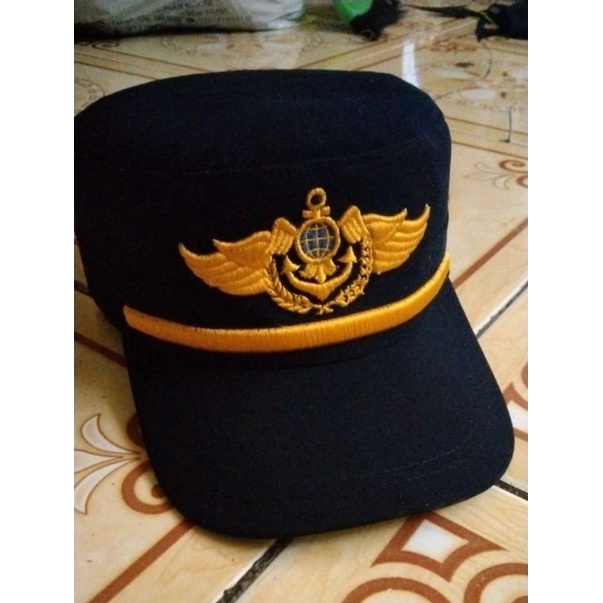 topi komando dishub wing lis lurus