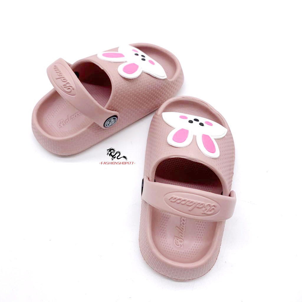 Sandal Anak Perempuan Sandal Selop Bahan Karet Motif Kelinci Terbaru UK.19-24