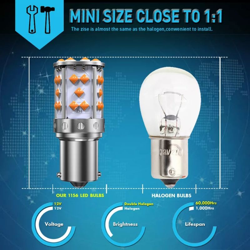 Lampu Led Sein 1156 mundur