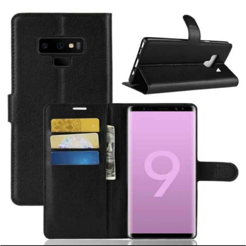 CASE DOMPET REDMI 10 A HITAM