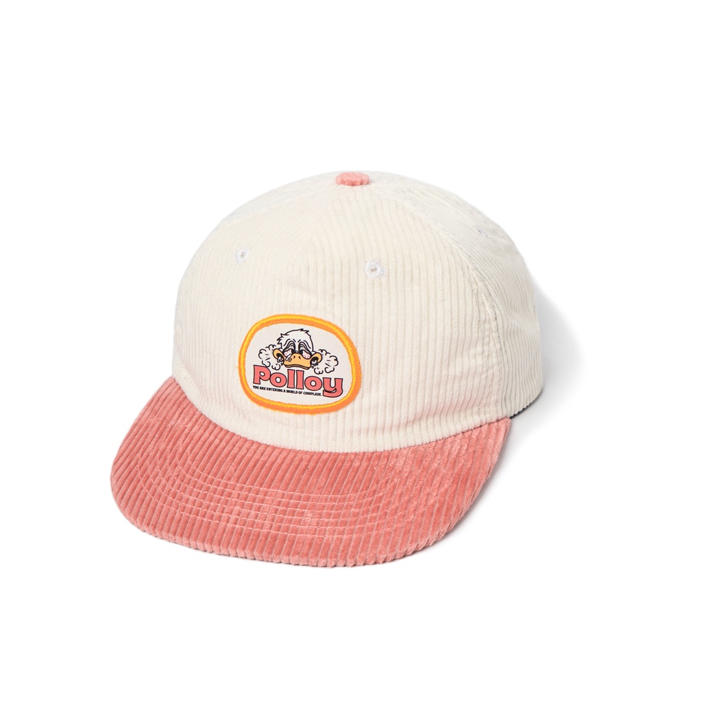 Jual Hoi Polloy Topi Stoney Duck Cord Multicolor Ivory Merah Muda